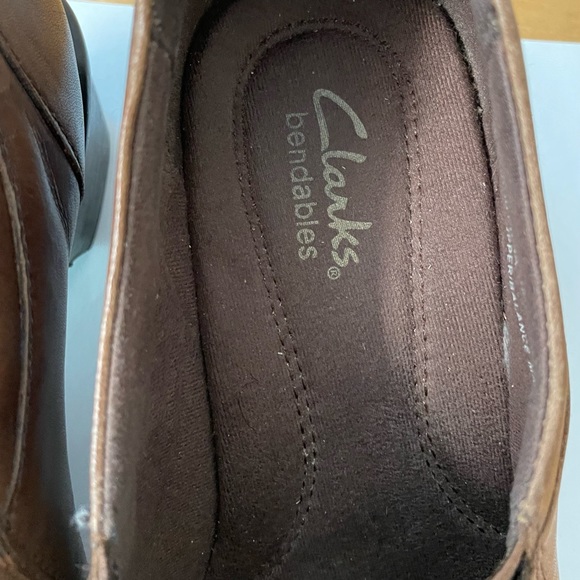 Clarks Casual Slip On Elastic Heels clogs shoes Womens US 7.5 M - Picture 4 of 15